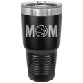 Mom Basketball 30 oz Tumbler | Black