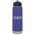 Tennis Dad 20 oz Water Bottle | Purple