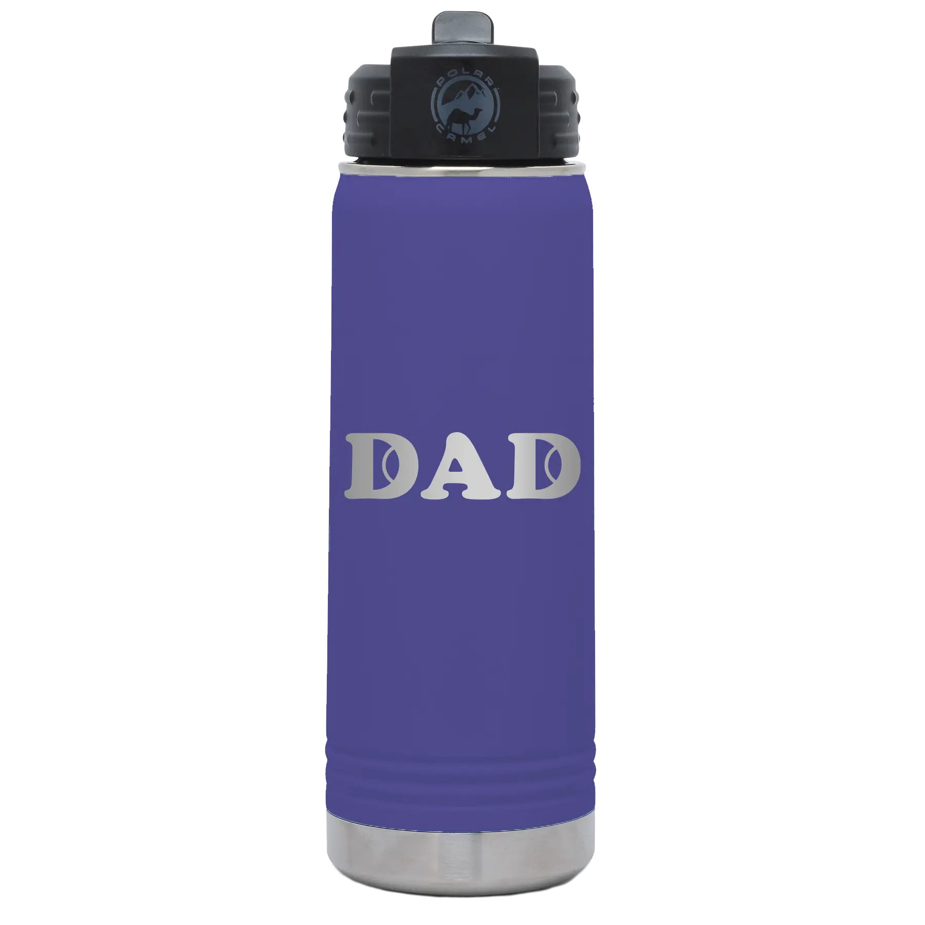 Tennis Dad 20 oz Water Bottle | Purple