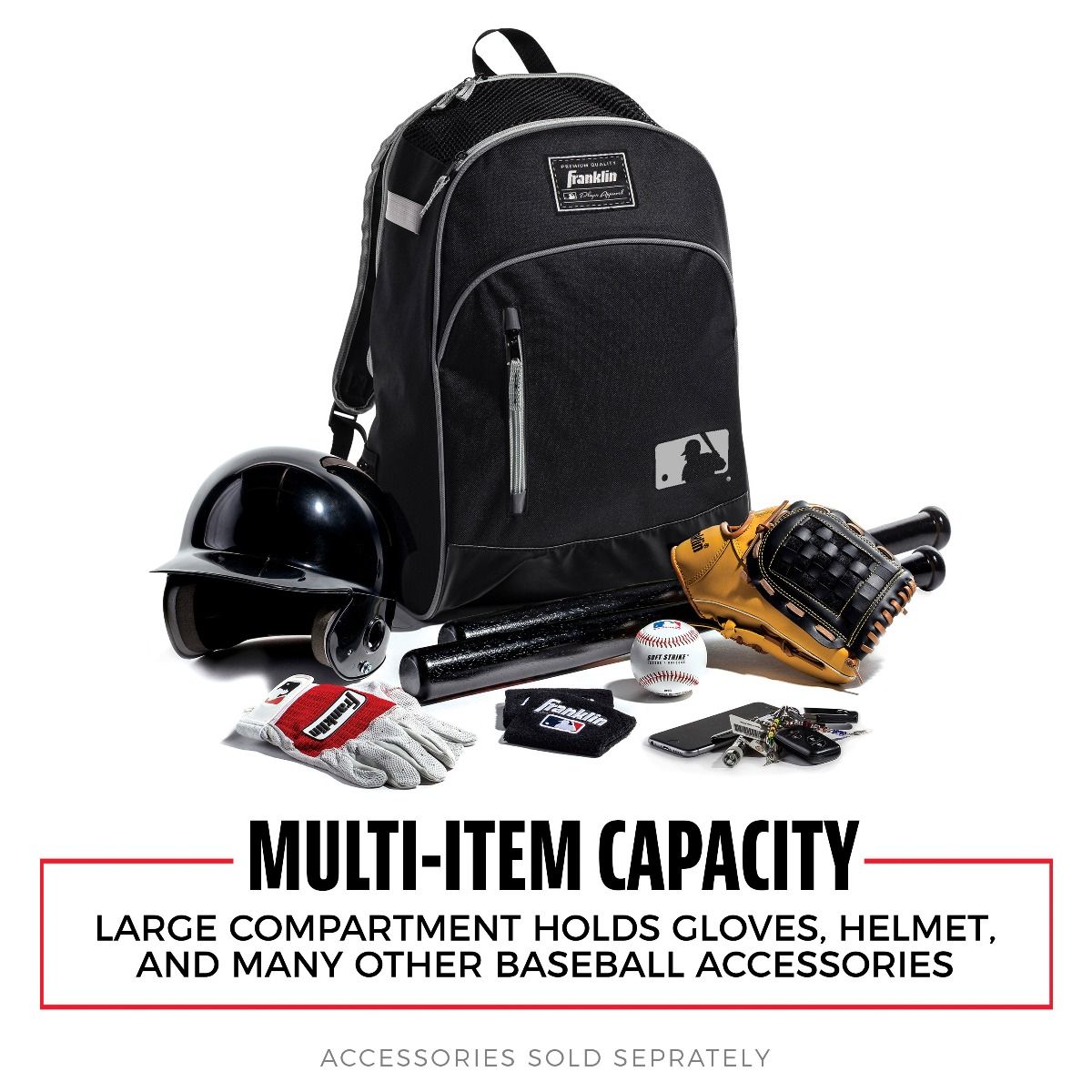 Youth - Franklin MLB® Baseball and Softball Batpack Bag