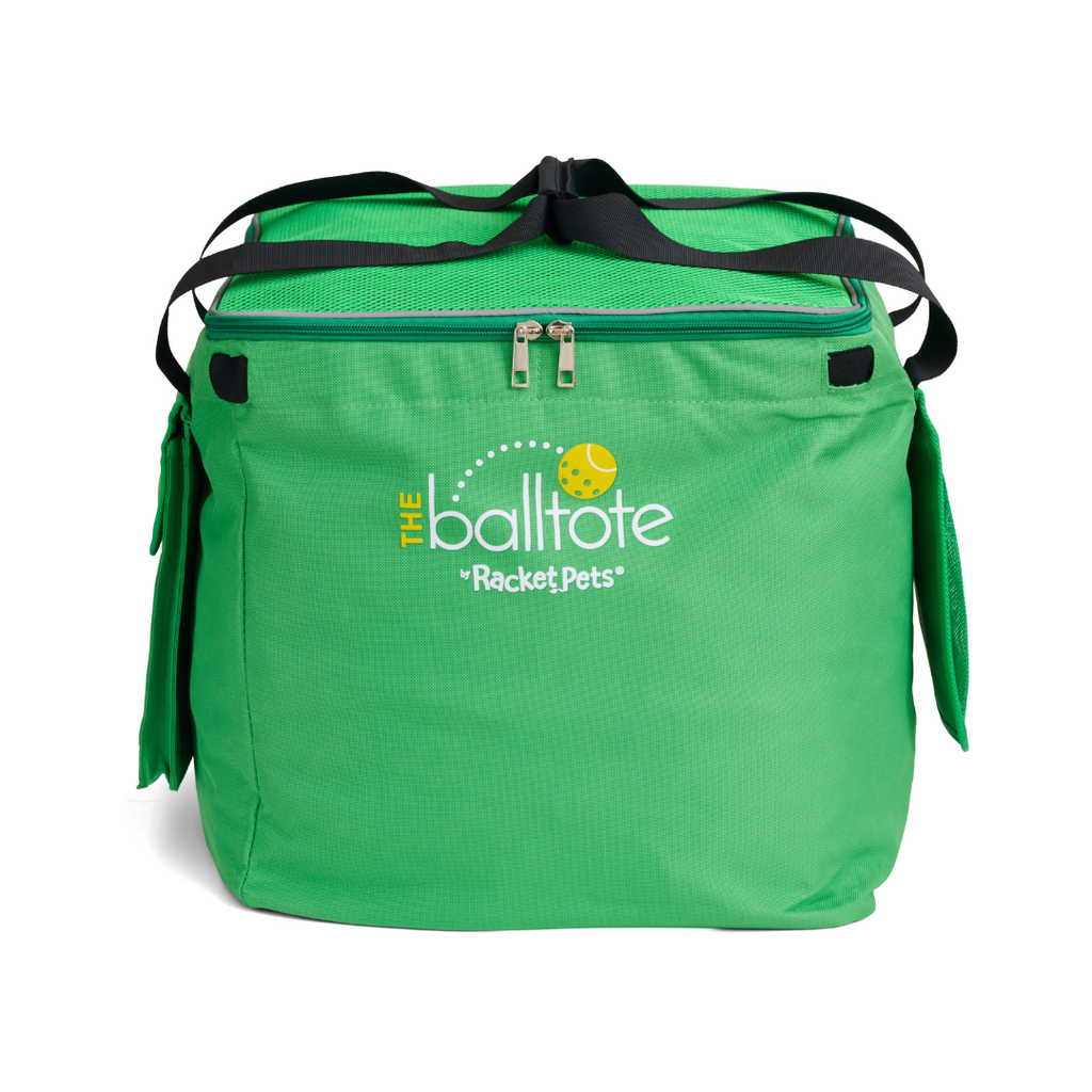 Ball Tote - Green Replacement Bag for Tennis and Pickleball Pro Teaching Cart