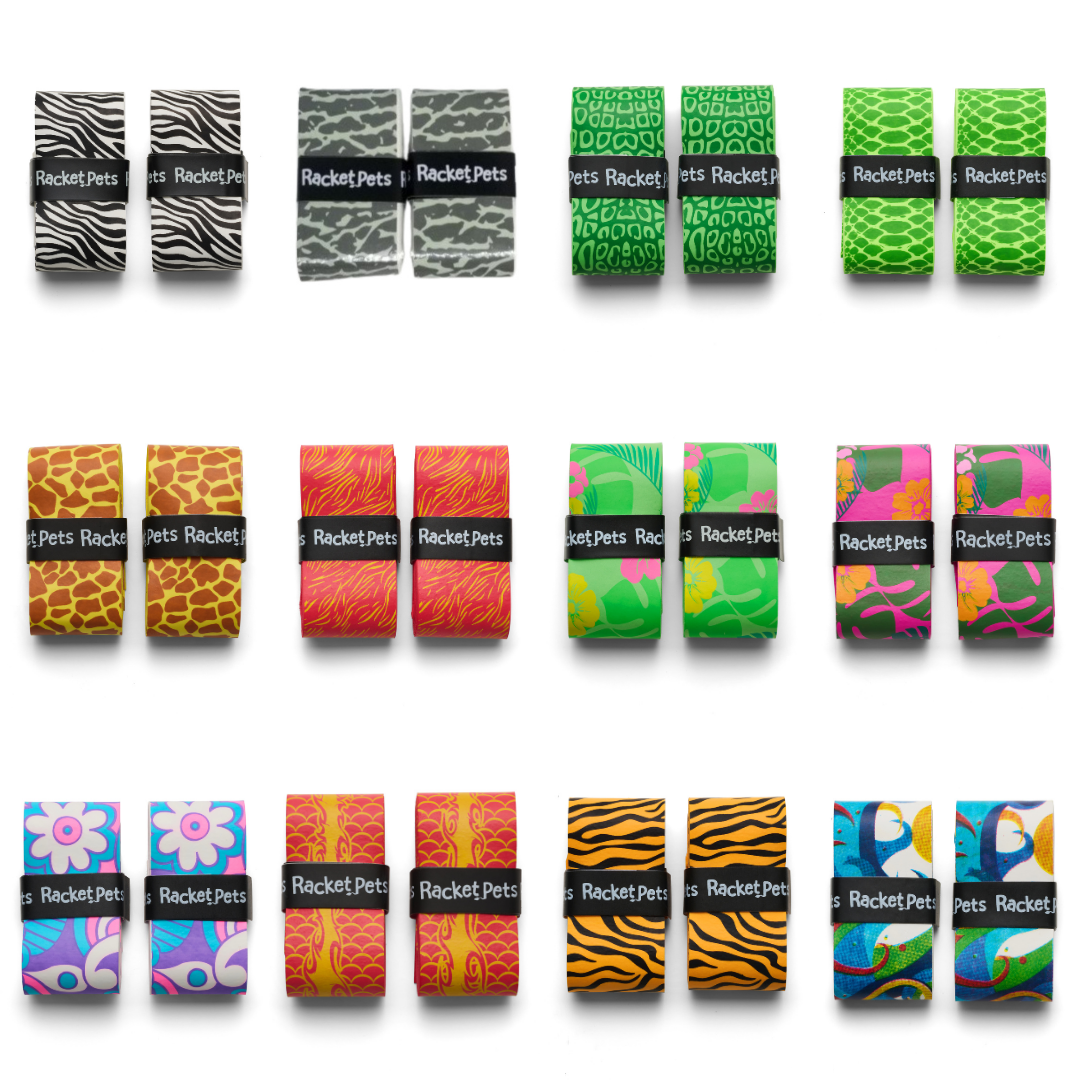Overgrip Tape for Tennis Racket - Pink/Purple Unicorn (pack of 2)