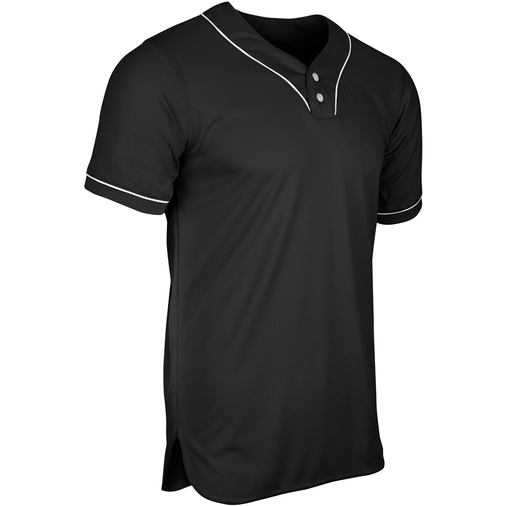 HEATER 2-BTTN PIPED BASEBALL JERSEY