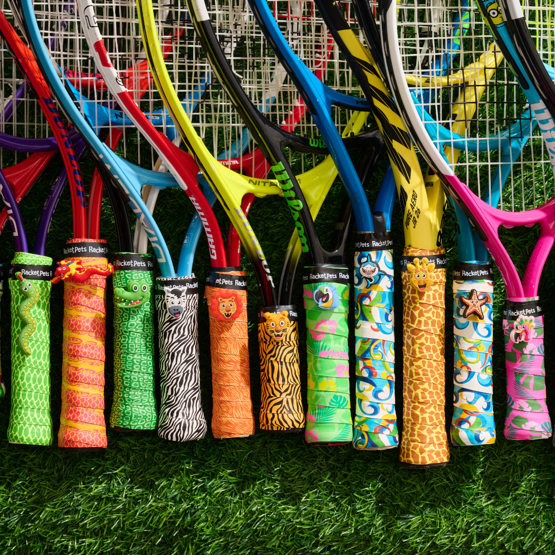 Overgrip Tape for Tennis Racket - Orange Lion (pack of 2)