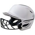 HXE TWO-TONE MATTE SOFTBALL HELMET W/FACEMASK