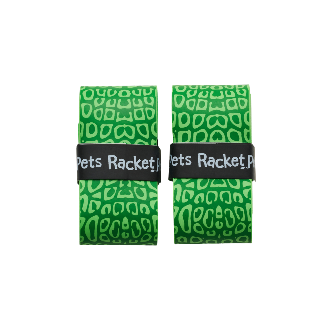 Overgrip Tape for Tennis Racket - Green Alligator (pack of 2)