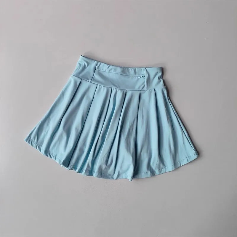 Women's Stretchy Sports Tennis Set with Pockets