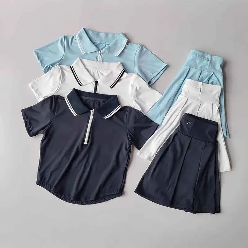 Women's Stretchy Sports Tennis Set with Pockets