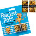 VALUE PACK - A Yellow Tiger Racket Pet Tennis Dampener and Overgrip Tape with a (Pack of 2) Replacement Overgrip Tape