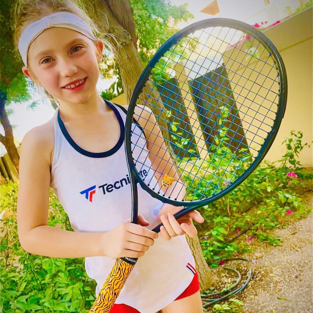 Overgrip Tape for Tennis Racket - Yellow Tiger (pack of 2)