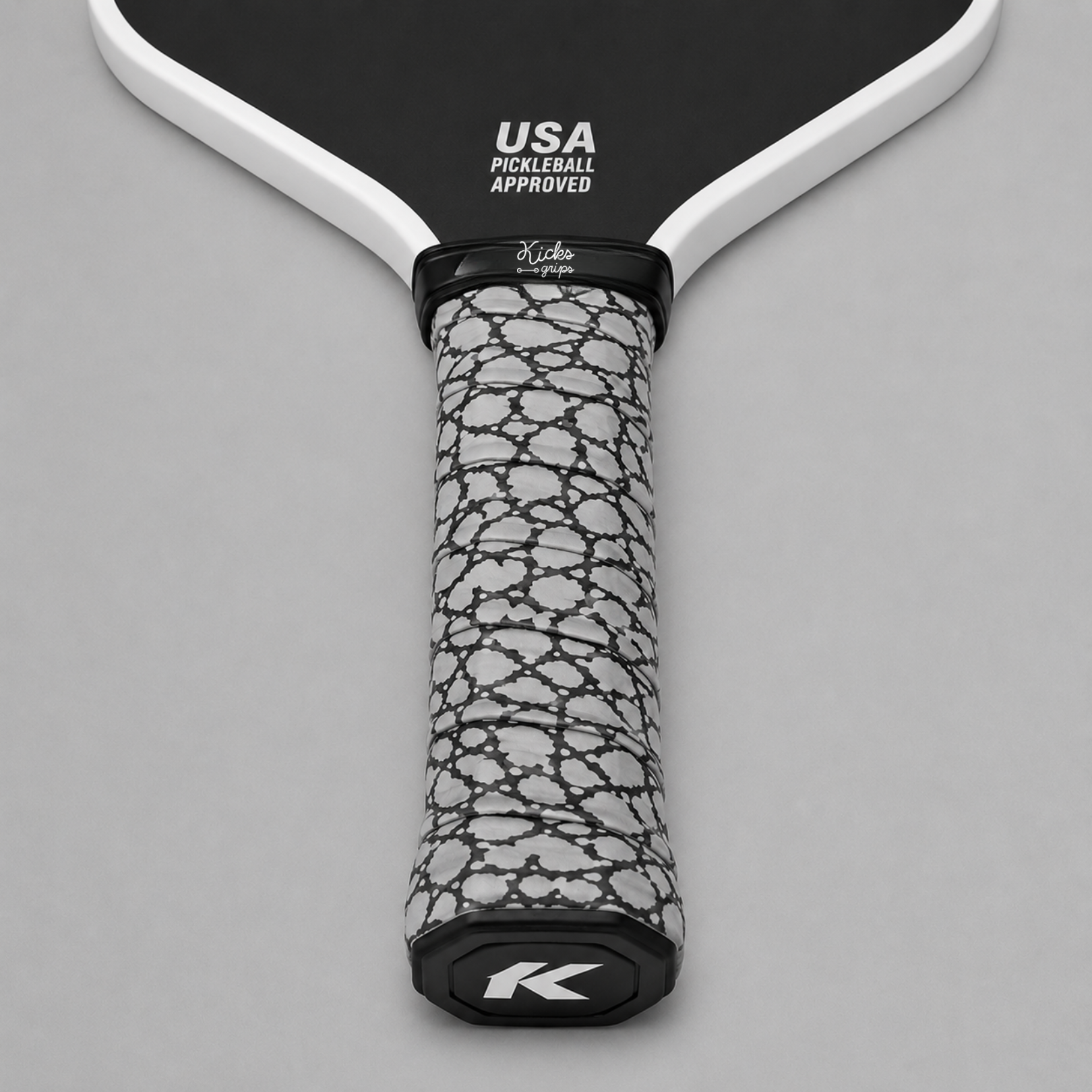 Pickleball/Tennis Overgrip Grip Tape from Kicks Grips - Elephant Print (3-Pack)