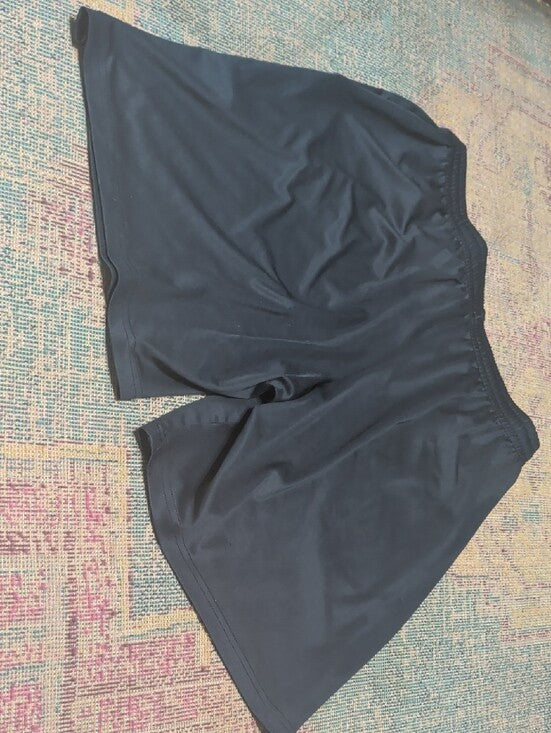 Men's Navy Blue Performance Athletic Shorts - Large