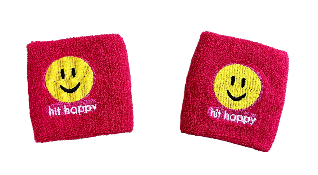 Hit Happy Tennis Wristbands