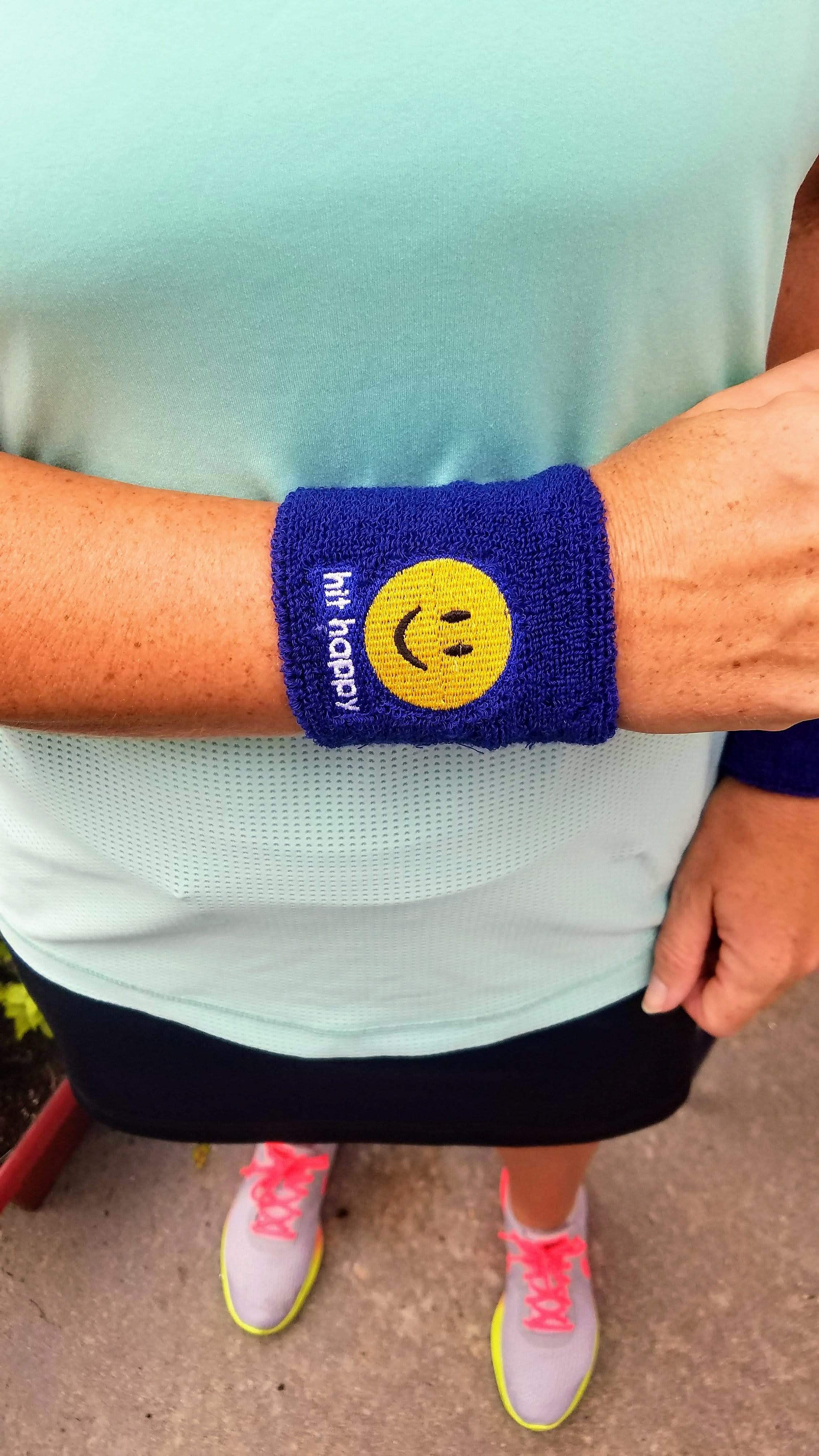 Hit Happy Tennis Wristbands